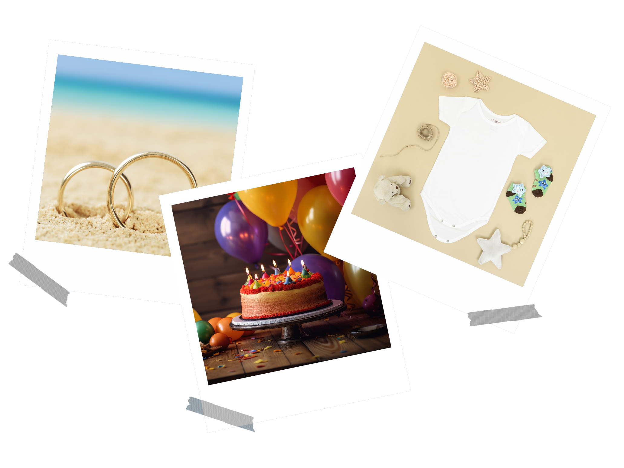 Gift registry occasions - weddings, birthdays, and celebrations
